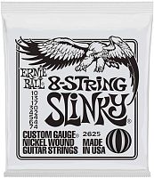 ERNIE BALL 2625 Slinky 8-String Nickel Wound Electric Guitar Strings - 10-74 Gauge